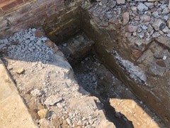 Footings to the required depth